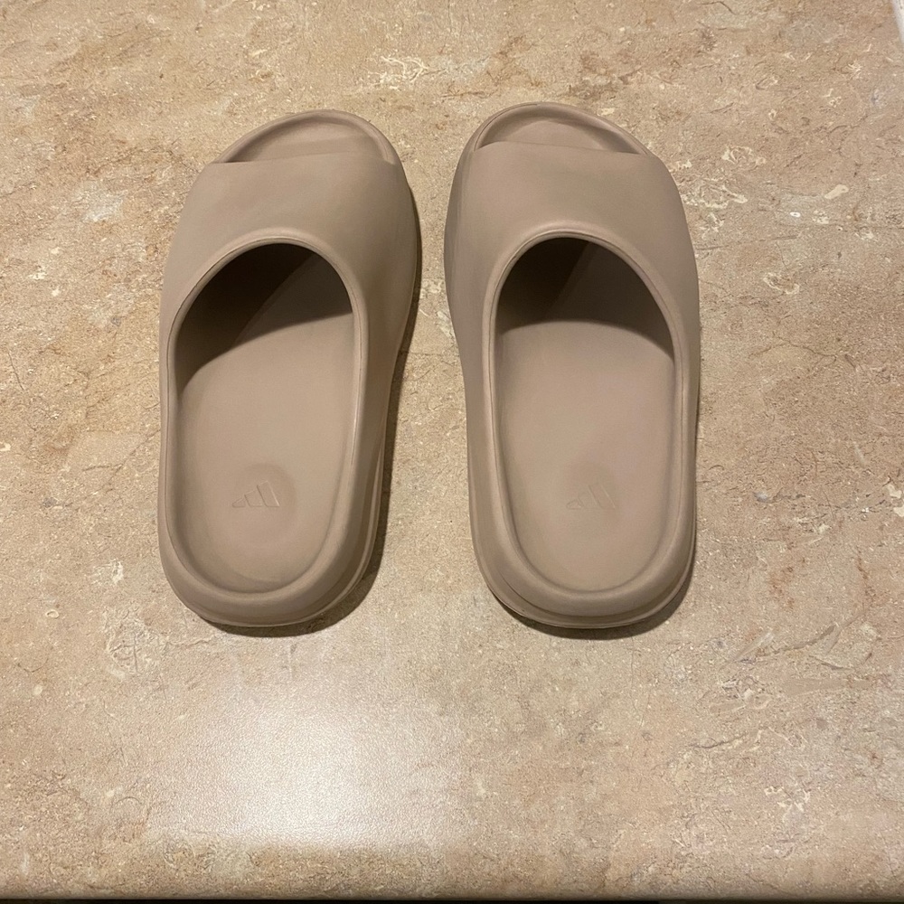 Yeezy Tan Sandals.
